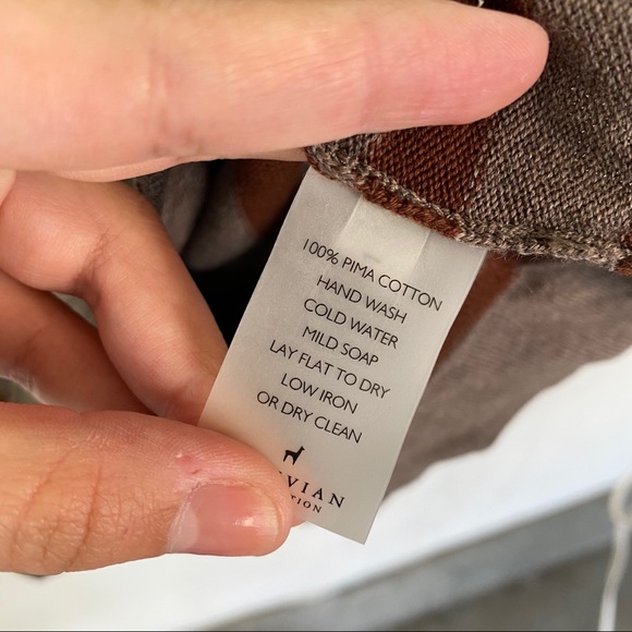 Peruvian Connection POMATA STRIPE COTTON DRESS SZ - Picture 9 of 9